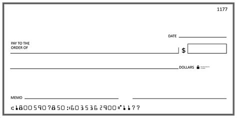 giant blank check template.